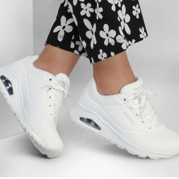 Skechers - UNO - Stand on Air - WHITE - 7W NWT NIB - Picture 2 of 2